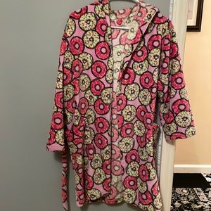 Pink donut bathrobe